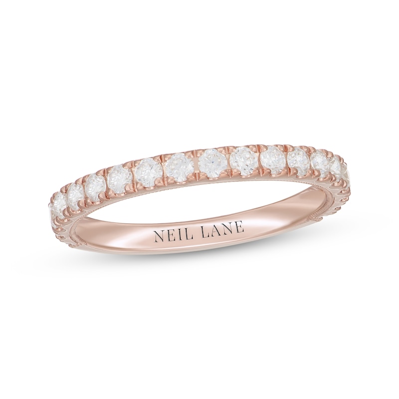 Main Image 1 of Neil Lane Round-Cut Diamond Wedding Band 5/8 ct tw 14K Rose Gold