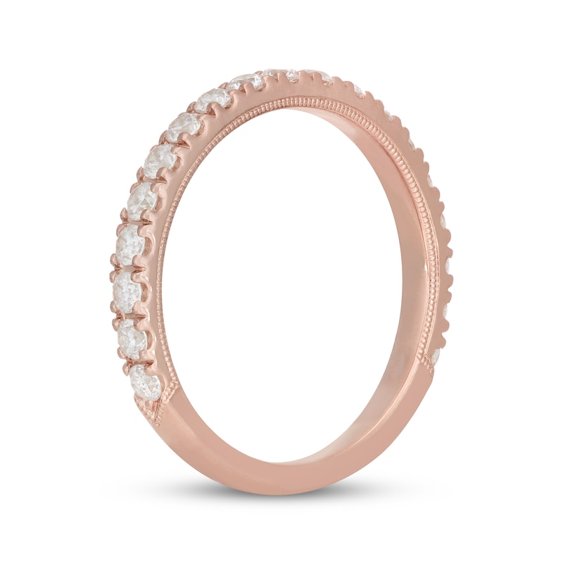 Main Image 2 of Neil Lane Round-Cut Diamond Wedding Band 5/8 ct tw 14K Rose Gold