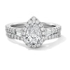 Thumbnail Image 3 of Neil Lane Pear-Shaped Diamond Frame Bridal Set 1-7/8 ct tw 14K White Gold