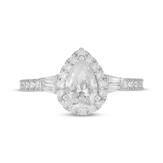 Neil Lane Pear-Shaped Diamond Engagement Ring 1-5/8 ct tw 14K White ...