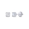 Thumbnail Image 0 of THE LEO Legacy Lab-Created Diamond Round-Cut Solitaire Stud Earrings 1/2 ct tw 14K White Gold (F/VS2)