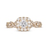 Thumbnail Image 3 of Neil Lane Round-Cut Diamond Cushion Frame Engagement Ring 1 ct tw 14K Yellow Gold