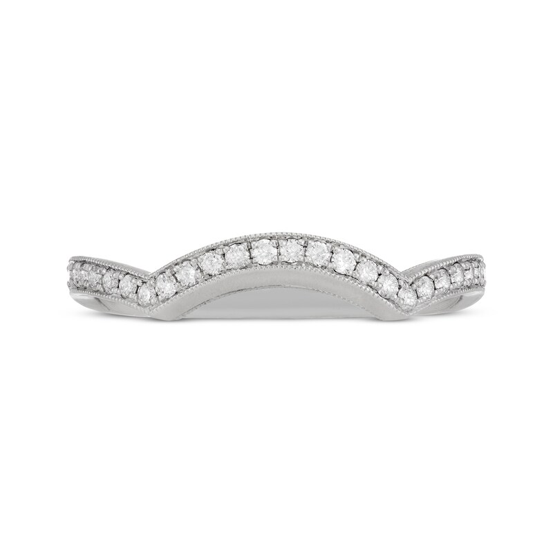 Main Image 3 of Neil Lane Contoured Diamond Wedding Band 1/4 ct tw 14K White Gold
