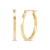 Thumbnail Image 1 of Square-Edge Hoop Earrings 14K Yellow Gold 20mm