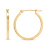 Thumbnail Image 3 of Square-Edge Hoop Earrings 14K Yellow Gold 20mm