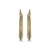 Thumbnail Image 1 of Hollow Knife-Edge Hoop Earrings 14K Yellow Gold 19.5mm