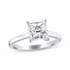 Thumbnail Image 0 of THE LEO Legacy Lab-Created Diamond Princess-Cut Solitaire Engagement Ring 2 ct tw 14K White Gold