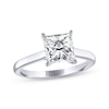 Thumbnail Image 1 of THE LEO Legacy Lab-Grown Diamond Princess-Cut Solitaire Engagement Ring 2 ct tw 14K White Gold
