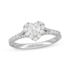Thumbnail Image 0 of Neil Lane Heart-Shaped Diamond Frame Engagement Ring 7/8 ct tw 14K White Gold