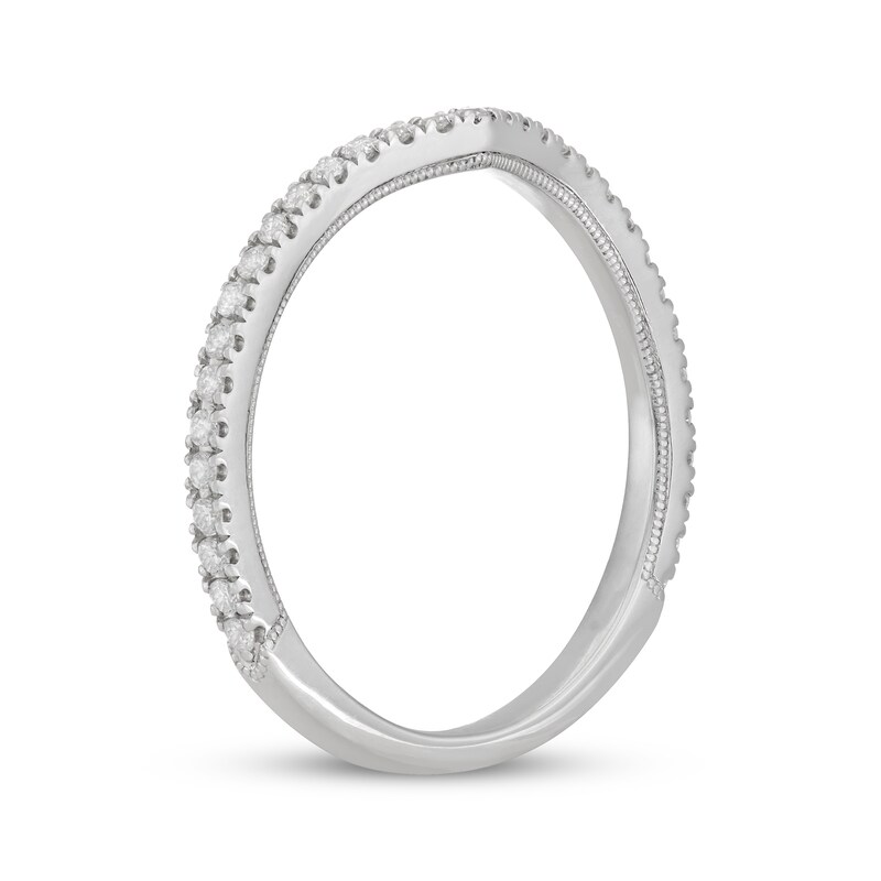 Main Image 2 of Neil Lane Diamond Contour Wedding Band 1/4 ct tw 14K White Gold