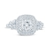 Thumbnail Image 3 of Monique Lhuillier Bliss Princess-Cut Lab-Created Diamond Engagement Ring 1-3/4 ct tw 18K White Gold