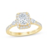 Thumbnail Image 0 of Monique Lhuillier Bliss Emerald-Cut Lab-Created Diamond Engagement Ring 1-7/8 ct tw 18K Yellow Gold