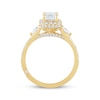 Thumbnail Image 2 of Monique Lhuillier Bliss Emerald-Cut Lab-Created Diamond Engagement Ring 1-7/8 ct tw 18K Yellow Gold