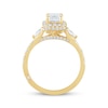 Thumbnail Image 3 of Monique Lhuillier Bliss Emerald-Cut Lab-Grown Diamond Engagement Ring 1-7/8 ct tw 18K Yellow Gold