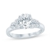 Thumbnail Image 0 of Monique Lhuillier Bliss Oval-Cut Lab-Created Diamond Engagement Ring 2 ct tw 18K White Gold