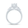 Thumbnail Image 2 of Monique Lhuillier Bliss Oval-Cut Lab-Created Diamond Engagement Ring 2 ct tw 18K White Gold