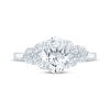 Thumbnail Image 4 of Monique Lhuillier Bliss Oval-Cut Lab-Grown Diamond Engagement Ring 2 ct tw 18K White Gold