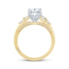 Thumbnail Image 2 of Monique Lhuillier Bliss Oval-Cut Lab-Created Diamond Engagement Ring 2 ct tw 18K Two-Tone Gold