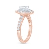 Thumbnail Image 2 of Monique Lhuillier Bliss Pear-Shaped Lab-Grown Diamond Engagement Ring 1-1/5 ct tw 18K Two-Tone Gold