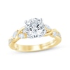 Thumbnail Image 0 of Monique Lhuillier Bliss Round-Cut Lab-Created Diamond Engagement Ring 2-5/8 ct tw 18K Two-Tone Gold