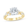 Thumbnail Image 1 of Monique Lhuillier Bliss Round-Cut Lab-Grown Diamond Engagement Ring 2-5/8 ct tw 18K Two-Tone Gold