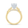 Thumbnail Image 3 of Monique Lhuillier Bliss Round-Cut Lab-Grown Diamond Engagement Ring 2-5/8 ct tw 18K Two-Tone Gold