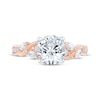 Thumbnail Image 3 of Monique Lhuillier Bliss Round-Cut Lab-Created Diamond Engagement Ring 2-5/8 ct tw 18K Two-Tone Gold