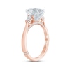 Thumbnail Image 2 of Monique Lhuillier Bliss Oval-Cut Lab-Grown Diamond Engagement Ring 2-3/8 ct tw 18K Two-Tone Gold