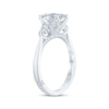 Thumbnail Image 2 of Monique Lhuillier Bliss Oval-Cut Lab-Grown Diamond Engagement Ring 2-3/8 ct tw 18K White Gold