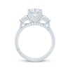 Thumbnail Image 2 of Monique Lhuillier Bliss Oval-Cut Lab-Created Diamond Engagement Ring 2-3/8 ct tw 18K White Gold