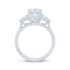 Thumbnail Image 3 of Monique Lhuillier Bliss Oval-Cut Lab-Grown Diamond Engagement Ring 2-3/8 ct tw 18K White Gold