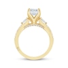 Thumbnail Image 2 of Monique Lhuillier Bliss Emerald-Cut Lab-Created Diamond Engagement Ring 2-1/2 ct tw 18K Yellow Gold