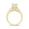 Thumbnail Image 3 of Monique Lhuillier Bliss Emerald-Cut Lab-Grown Diamond Engagement Ring 2-1/2 ct tw 18K Yellow Gold