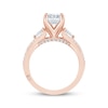 Thumbnail Image 2 of Monique Lhuillier Bliss Emerald-Cut Lab-Created Diamond Engagement Ring 2-1/2 ct tw 18K Rose Gold