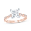 Thumbnail Image 0 of Monique Lhuillier Bliss Princess-Cut Lab-Created Diamond Engagement Ring 1-7/8 ct tw 18K Two-Tone Gold