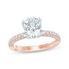 Thumbnail Image 1 of Monique Lhuillier Bliss Oval-Cut Lab-Grown Diamond Engagement Ring 2-5/8 ct tw 18K Two-Tone Gold