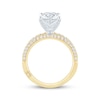 Thumbnail Image 2 of Monique Lhuillier Bliss Oval-Cut Lab-Created Diamond Engagement Ring 2-5/8 ct tw 18K Two-Tone Gold