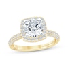 Thumbnail Image 1 of Monique Lhuillier Bliss Round-Cut Lab-Grown Diamond Engagement Ring 2-1/8 ct tw 18K Yellow Gold
