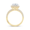 Thumbnail Image 2 of Monique Lhuillier Bliss Round-Cut Lab-Created Diamond Engagement Ring 2-1/8 ct tw 18K Yellow Gold