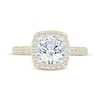 Thumbnail Image 3 of Monique Lhuillier Bliss Round-Cut Lab-Created Diamond Engagement Ring 2-1/8 ct tw 18K Yellow Gold