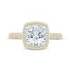 Thumbnail Image 4 of Monique Lhuillier Bliss Round-Cut Lab-Grown Diamond Engagement Ring 2-1/8 ct tw 18K Yellow Gold