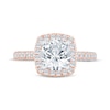 Thumbnail Image 3 of Monique Lhuillier Bliss Round-Cut Lab-Created Diamond Engagement Ring 2-1/8 ct tw 18K Rose Gold