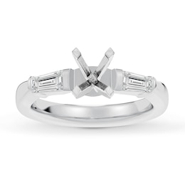 Now + Forever Lab-Grown Diamonds Engagement Ring Setting 1/2 ct tw 14K White Gold