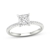 Thumbnail Image 1 of Lab-Grown Diamonds Princess-Cut Engagement Ring 1-3/4 ct tw 14K White Gold