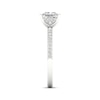 Thumbnail Image 3 of Lab-Grown Diamonds Princess-Cut Engagement Ring 1-3/4 ct tw 14K White Gold
