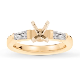 Now + Forever Lab-Grown Diamonds Engagement Ring Setting 1/3 ct tw 14K Yellow Gold