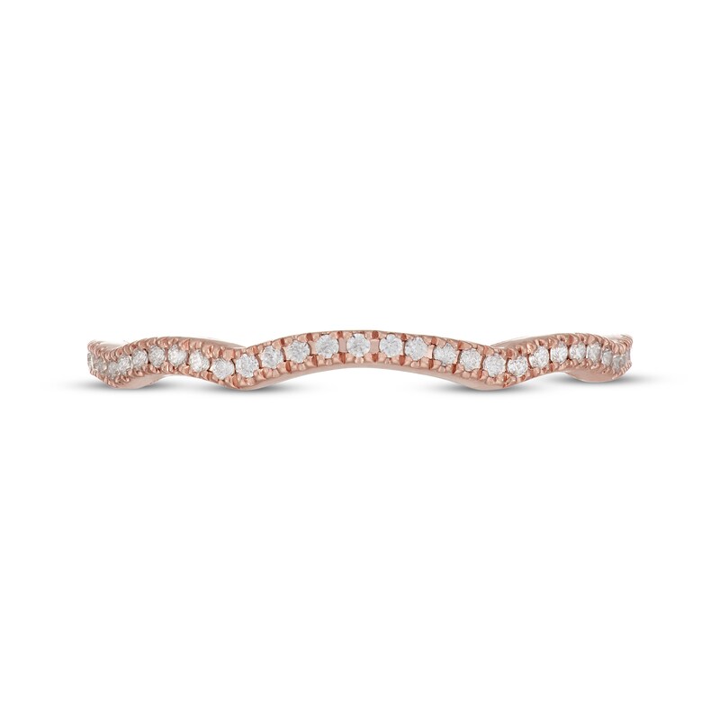 Main Image 3 of Neil Lane Diamond Contour Wedding Band 1/6 ct tw 14K Rose Gold