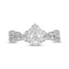 Thumbnail Image 3 of Neil Lane Pear-Shaped Diamond Halo Twist Engagement Ring 5/8 ct tw 14K White Gold