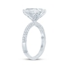 Thumbnail Image 2 of Monique Lhuillier Bliss Emerald-Cut Lab-Grown Diamond Engagement Ring 3-1/2 ct tw 18K White Gold
