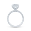 Thumbnail Image 2 of Monique Lhuillier Bliss Emerald-Cut Lab-Created Diamond Engagement Ring 3-1/2 ct tw 18K White Gold